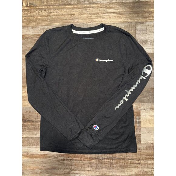 Champion Tops - Champion Black Long Sleeve Shirt Women's XS
